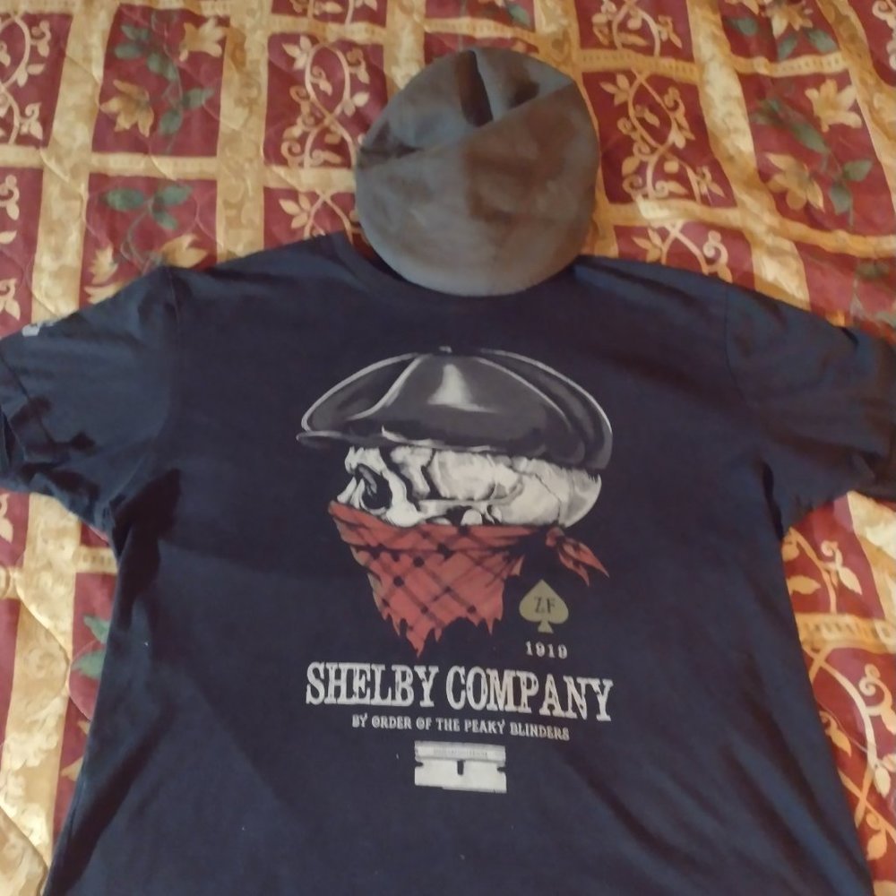 1. Peaky Blinders    Combination :  Peaky Blinders Hat, and t- shirt.